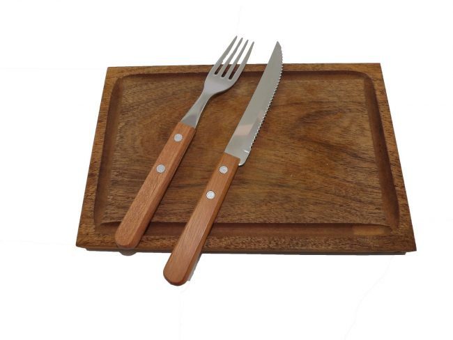 Set de asado para una persona con tabla rectangular - Imagen 3