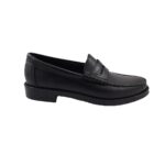 Mocasín clásico fondo de goma con vincha negro - Image 4