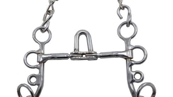 Freno puente mojarrita de hierro niquelado pata 13