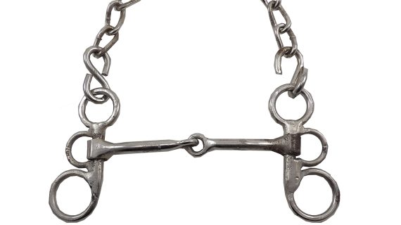 Freno filete marroco de hierro niquelado para petizo