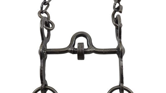 Freno de hierro pulido con coscoja para petizo