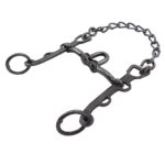 Freno puente articulado de hierro pulido pata 13 cm - Image 2