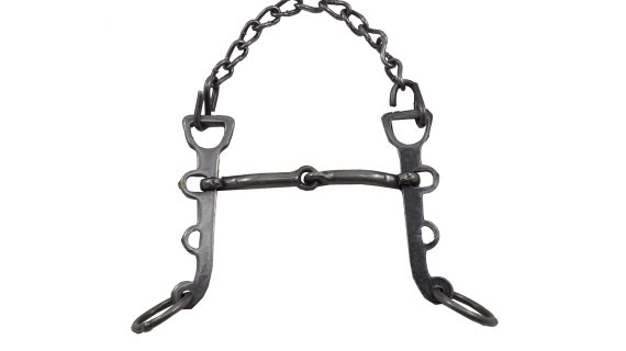 Freno filete articulado de hierro pulido