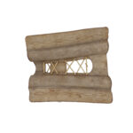 Recado paletero de cuero crudo borren alto con accionera y encimera - Image 8