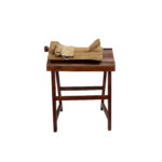 Recado paletero de cuero crudo borren alto con accionera y encimera - Image 3