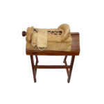 Recado paletero de cuero crudo borren alto con accionera y encimera - Image 4