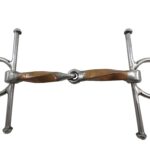 Filete limitador de acero inoxidable con embocadura de cobre cuadrada retorcida - Image 2