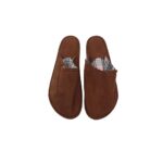 Pantuflas de gamuza con estuche