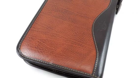 Agenda de cuero vacuno