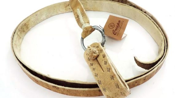 Cabestro de cuero crudo