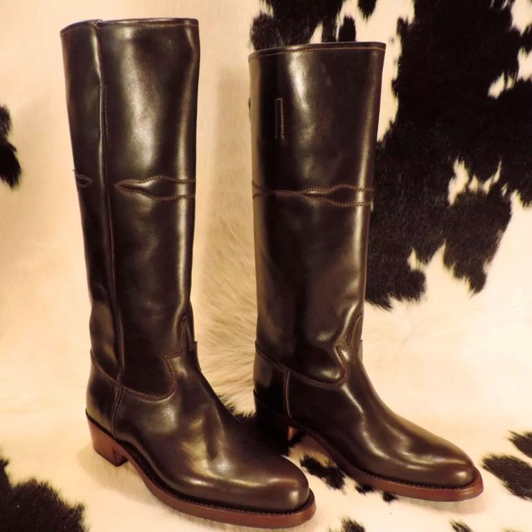 Bota criolla para hombre de cuero engrasado - Crespo