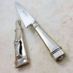 Cuchillo de alpaca 14 excelente calidad Crespo