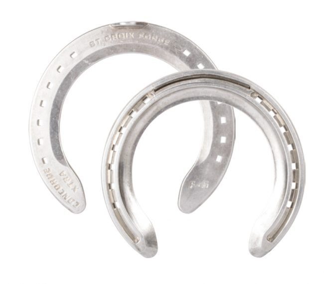 Herradura de aluminio concorde X-TRA mano c/clip por par