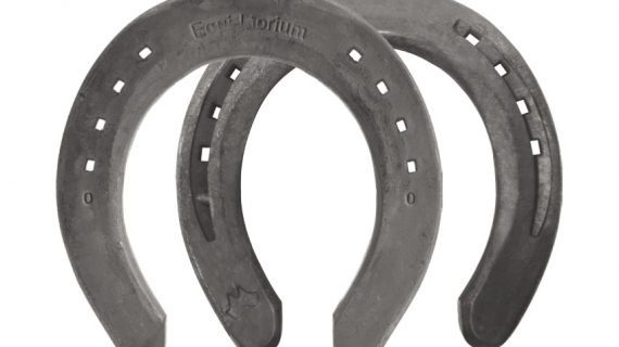 Herradura de hierro equilibrium mano c/clip por par