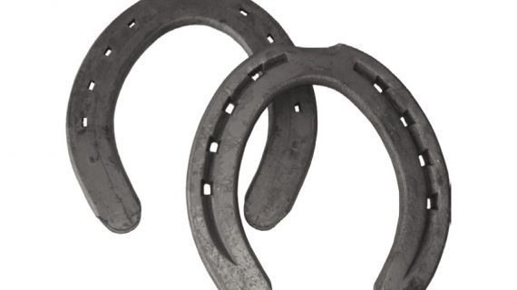 Herradura de hierro hípica mediana c/clip por juego