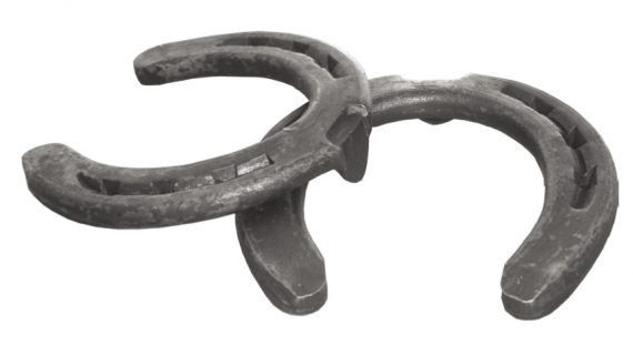 Herradura de hierro trabajo pesado c/clip por juego