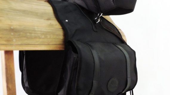 Alforja travesía de cordura con bolso grande