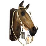 Cabezada y riendas de cuero crudo doble