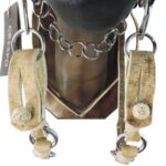 Cabezada y riendas de cuero crudo doble - Image 2