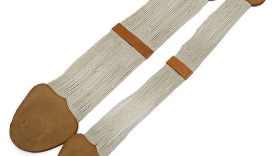 Juego de cincha y sobrecincha de piolín con tapas de suela