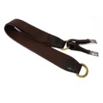 Cincha de vaqueta triple con tirador