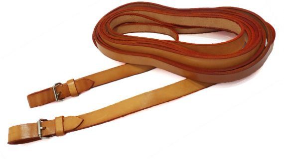 Riendas para carro de suela  de 1 1/4 pulgadas de ancho