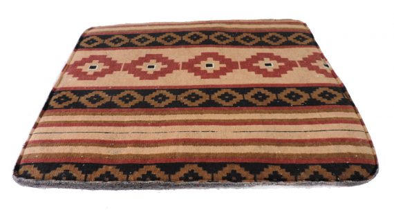 Mandil de mezcla cosido con motivo guarda pampa