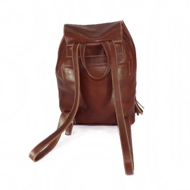 Mochila al corte de cuero - Imagen 3