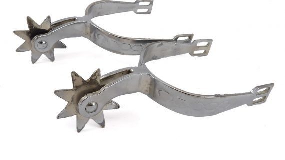Espuelas de hierro cromado