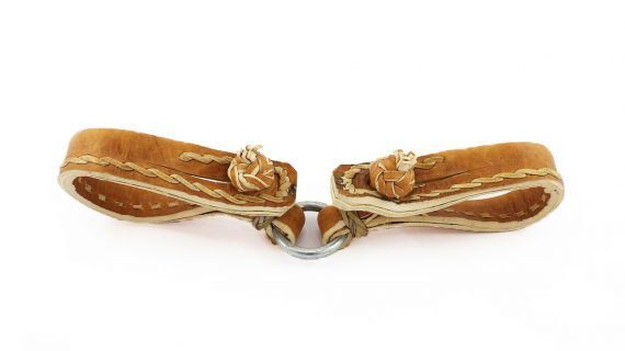 Maneas de cuero crudo