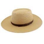 Sombrero pampa algodón ventilado ala 8 tostado