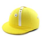 Casco para polo color amarillo