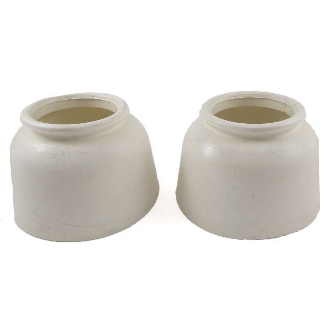 Campana de goma blanca mediana - Imagen 2