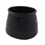 Campana de goma negra chica
