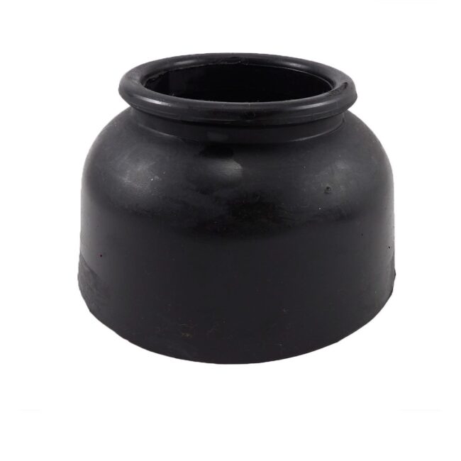 Campana de goma negra grande - Image 1