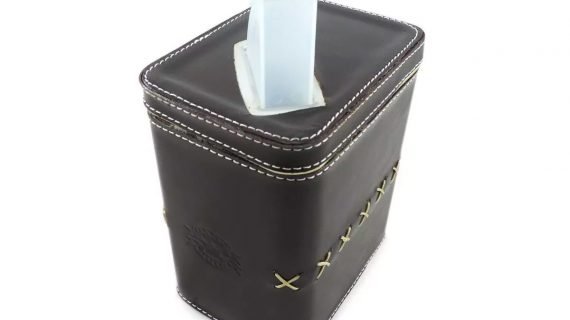 Yerbero o azúcarero forrado en cuero Mediano Crespo