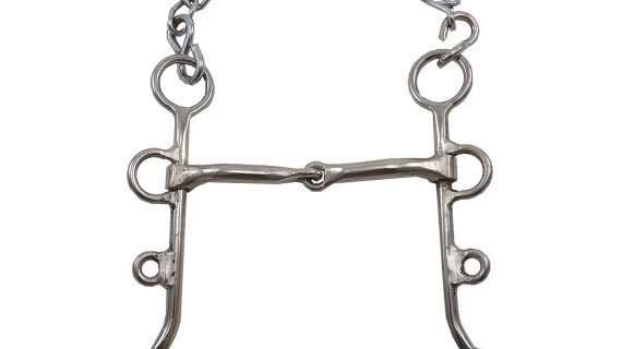 Freno filete de hierro niquelado pata 16