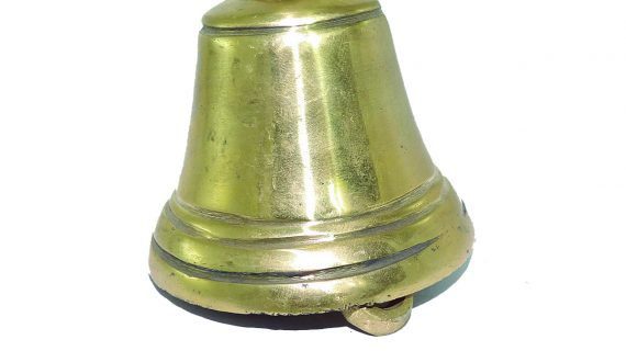 Campanita Chica de Bronce Pulido