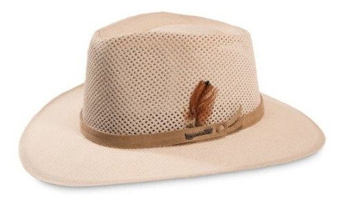 TCRBL45192 Sombrero australiano algodón ventilado natural - Image 1