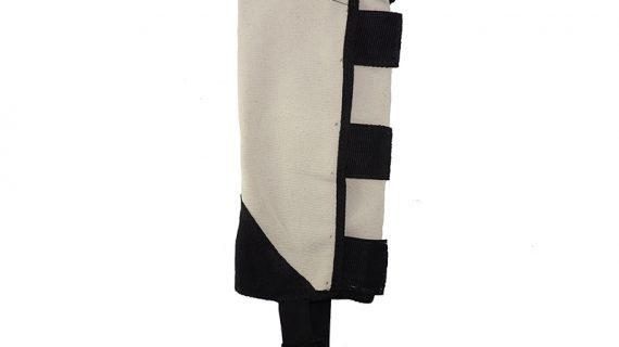 Polainas de lona cruda con abrojo