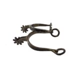 Espuelas de hierro pulido modelo criolla sin garra - Image 2