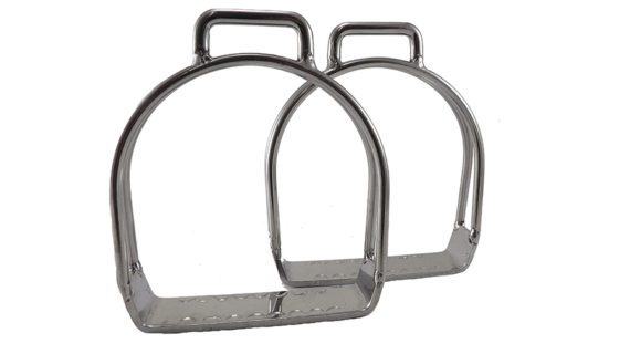 Estribos de acero inoxidable modelo criollo doble