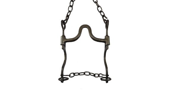 Freno de hierro pulido pata 5 puente chato