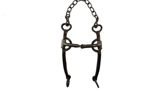 Freno filete de hierro pulido pata recta