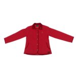Campera de dama matelasseada de microfibra color rojo - Image 4