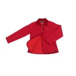 Campera de dama matelasseada de microfibra color rojo - Image 5
