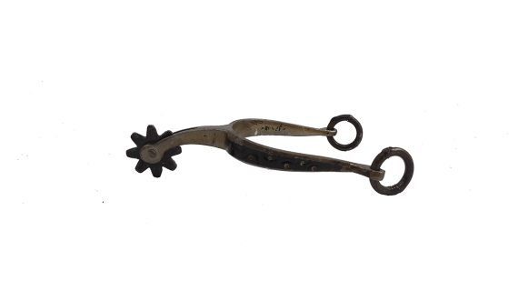 Espuelas de hierro pulido modelo criolla pihuelo largo