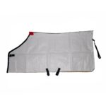 Manta de rafia y arpillera