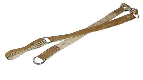 Pegual de cuero crudo 4 argollas especial