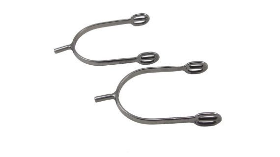 Espolines para salto acero inoxidable pihuelo largo